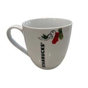 2011 Starbucks Dove & Mittens Collector Christmas Holiday Coffee Cup Mug 13oz